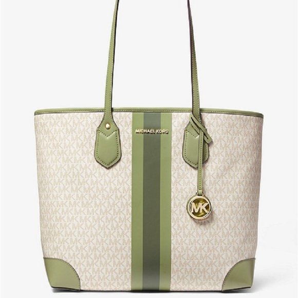MICHAEL Michael Kors Handbags - $119 *NEW* MICHAEL MICHAEL KORS Large Logo Stripe
